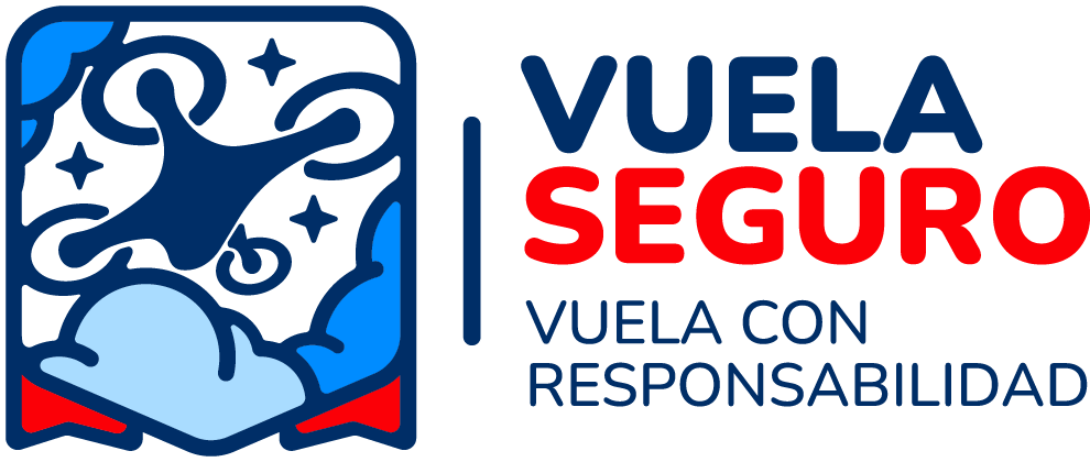 Vuela seguro - vuela con responsabilidad Logotipo