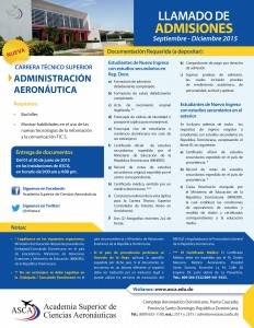 Llamado-admisiones-septiembre-diciembre 2015