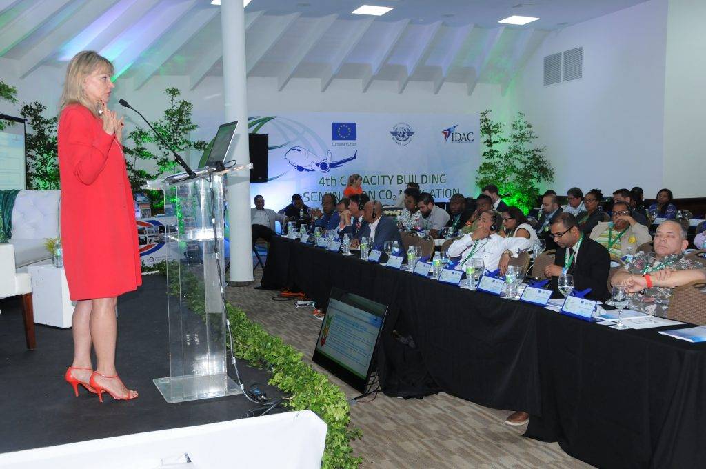 Jane Hupe, durante su discurso final.