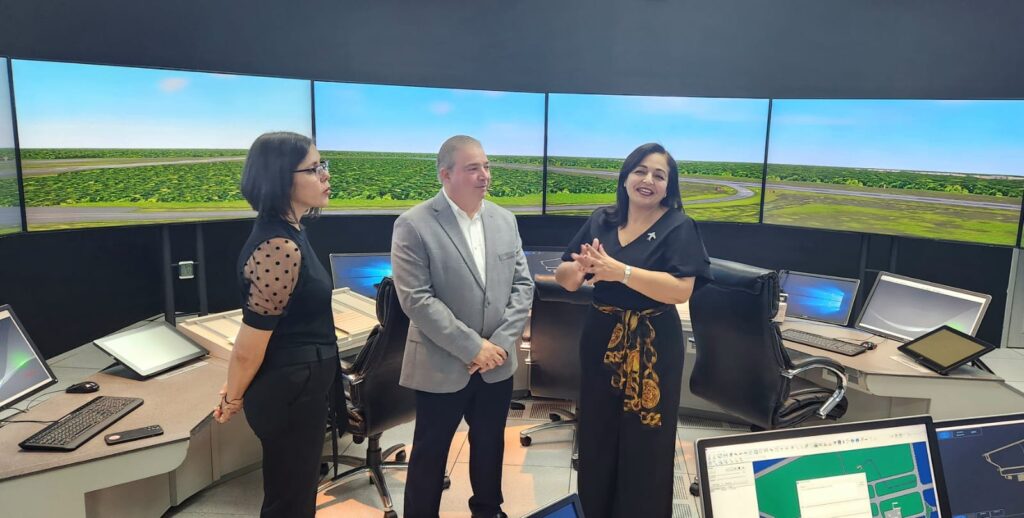 Aeródromo bajo la configuración 360 grados