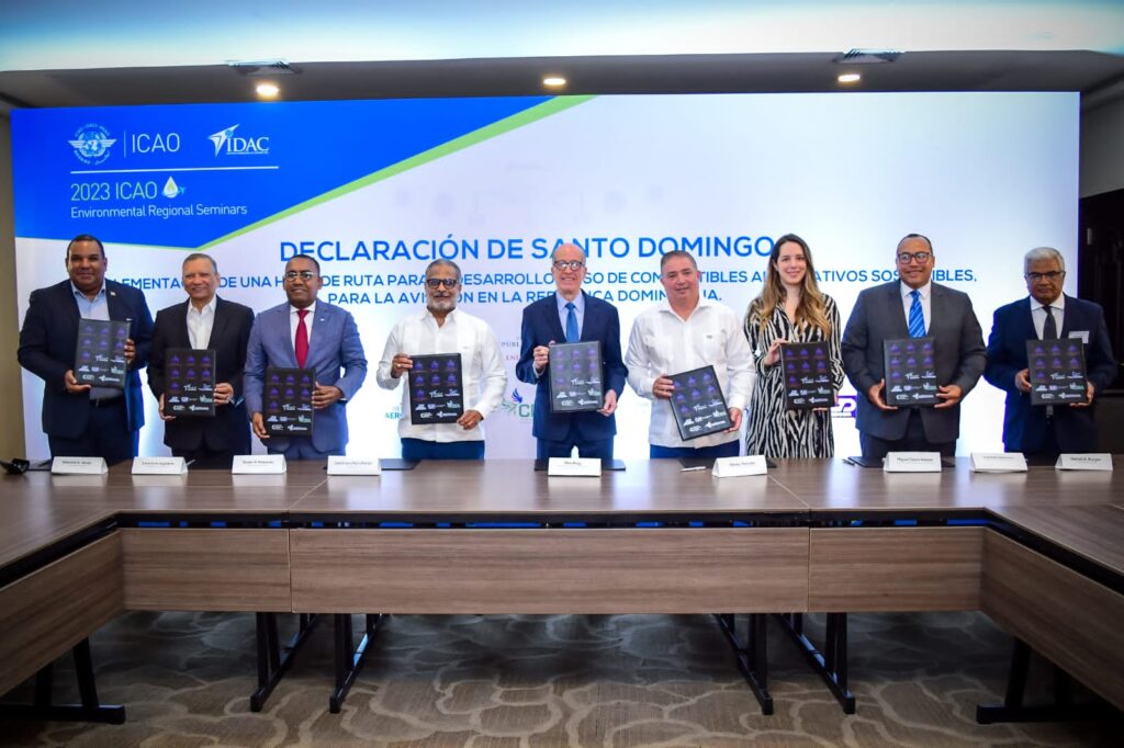 The Declaration of Santo Domingo, a commitment to promote the use of clean energy in aviation 