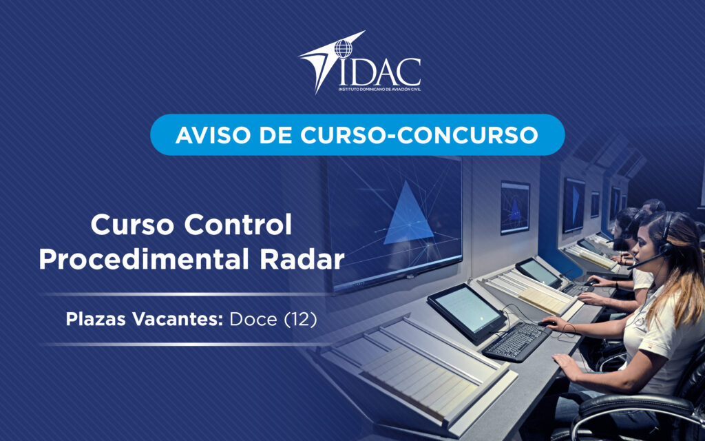 Aviso de curso-concurso / Curso control procedimental radar