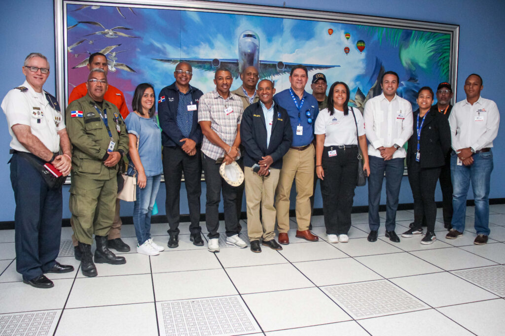 Enlaces del Coe visitan complejo aeronáutico del Idac en interés de mejorar coordinación ante posibles contingencias 3