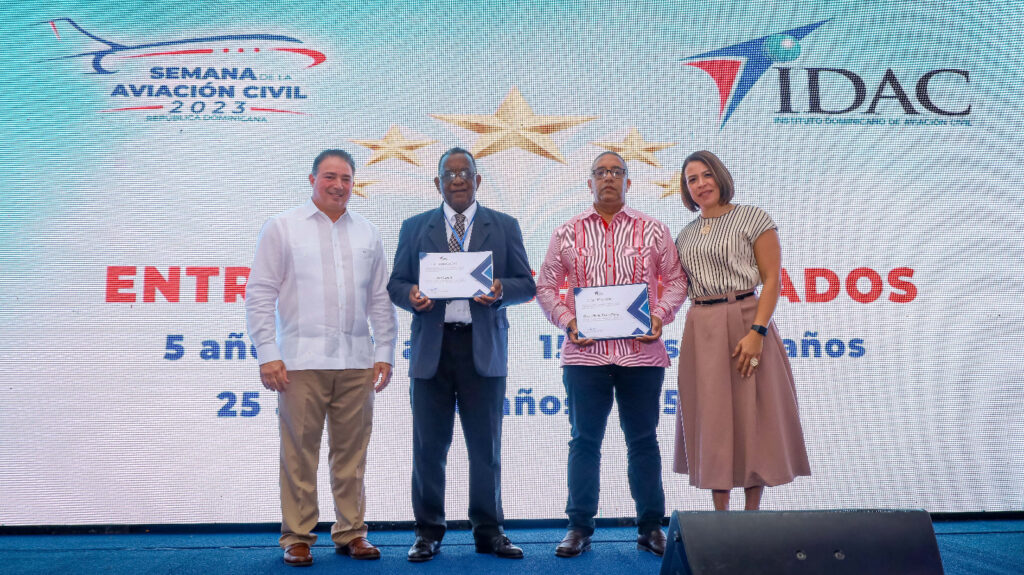 Idac reconoce a 187 servidores en el marco de la Semana de la Aviación Civil Dominicana 1