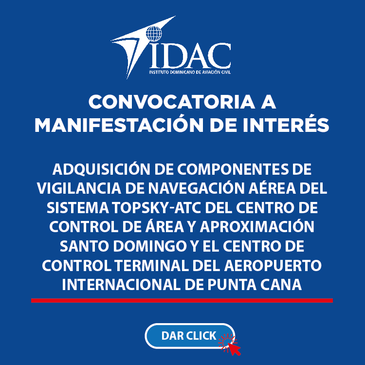 Anuncio a Convocatoria a manifestación de interés del Idac