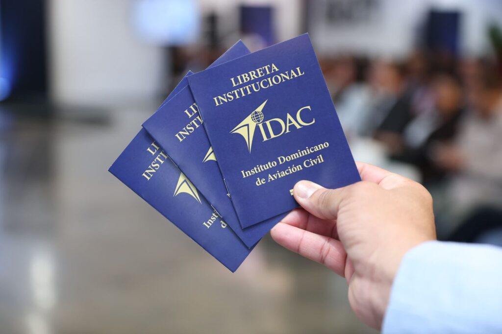 Pasaporte institucional con los valores de la entidad.